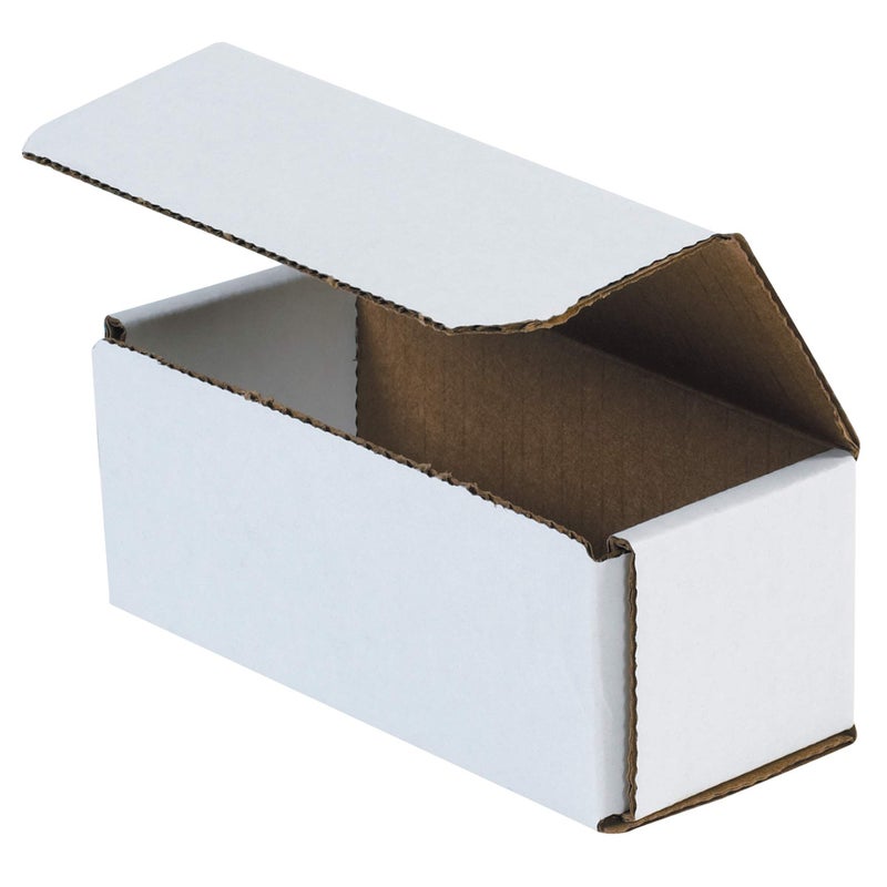 BOX USA BMRX3L 6 بوصة طول × 2 1/2 بوصة عرض × 2 3/8 بوصة ارتفاع، أبيض (عبوة من 50 قطعة) - Image 1